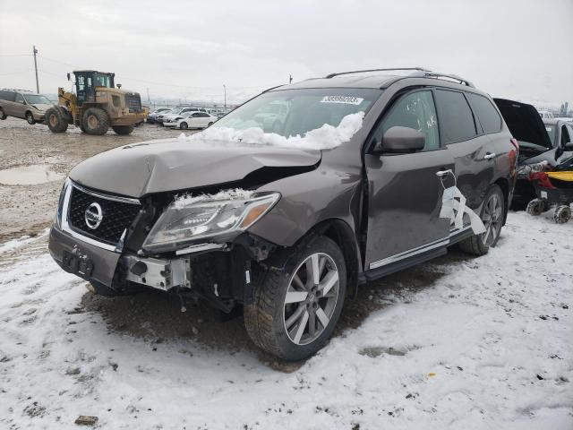 5N1AR2MM0EC666604 - 2014 NISSAN PATHFINDER S 米色 照片 1