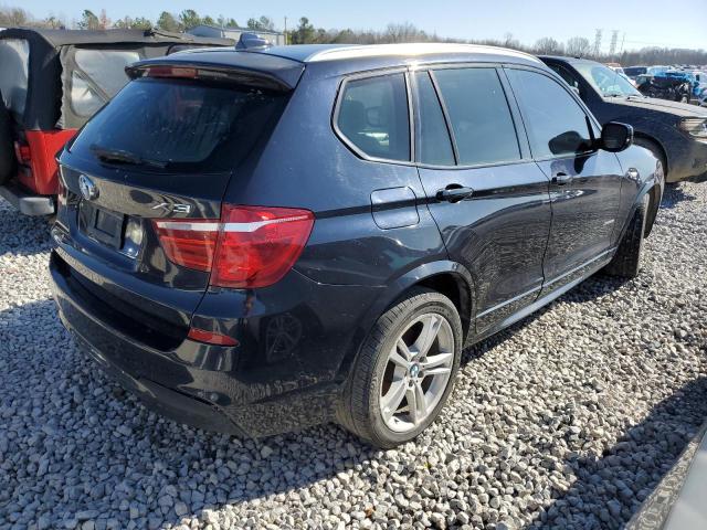 5UXWX9C58D0D06596 - 2013 BMW X3 XDRIVE28I BLACK photo 3