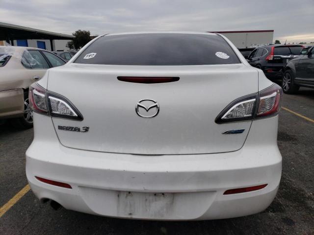 JM1BL1VP4D1734362 - 2013 MAZDA 3 I WHITE photo 6