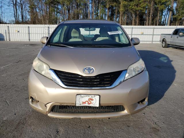 5TDKK3DC4BS050490 - 2011 TOYOTA SIENNA LE BEIGE photo 5