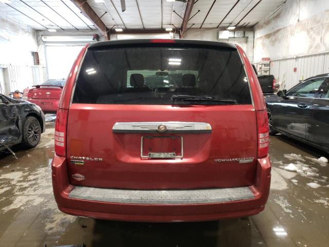 2A4RR4DE7AR178547 - 2010 CHRYSLER TOWN & COU LX RED photo 6