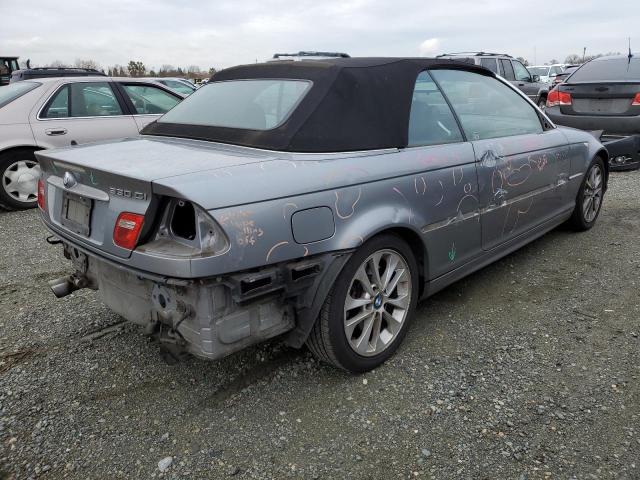 WBABW53485PL50040 - 2005 BMW 330 CI GRAY photo 3