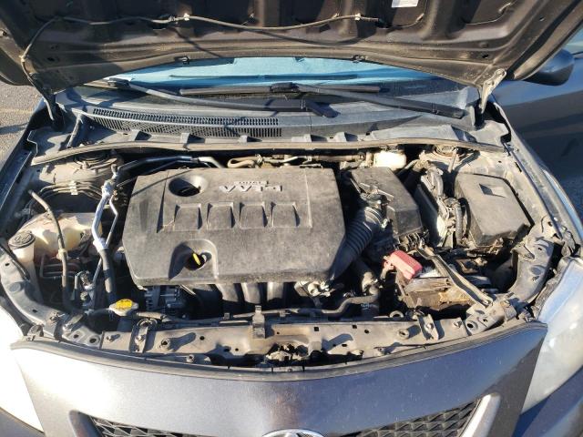 2T1BU4EE9AC498750 - 2010 TOYOTA COROLLA BASE CHARCOAL photo 11