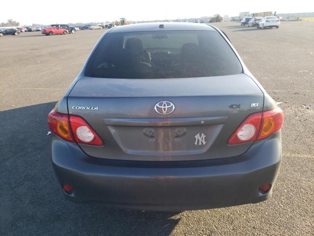 2T1BU4EE9AC498750 - 2010 TOYOTA COROLLA BASE CHARCOAL photo 6