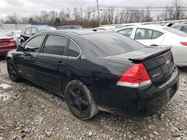 2G1WD58C489259983 - 2008 CHEVROLET IMPALA SUPER SPORT BLACK photo 2