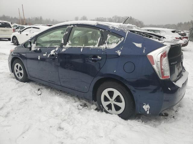 JTDKN3DU3C1549456 - 2012 TOYOTA PRIUS BLUE photo 2