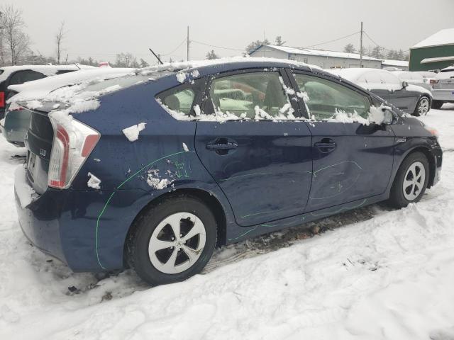 JTDKN3DU3C1549456 - 2012 TOYOTA PRIUS BLUE photo 3