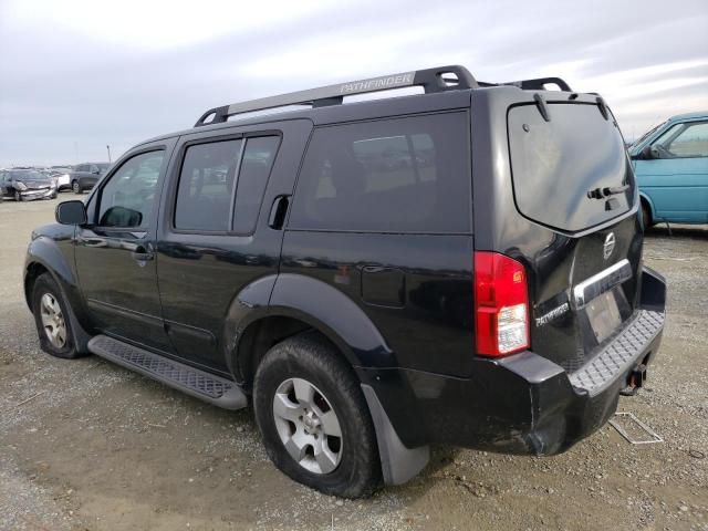 5N1AR18U77C612837 - 2007 NISSAN PATHFINDER LE BLACK photo 2