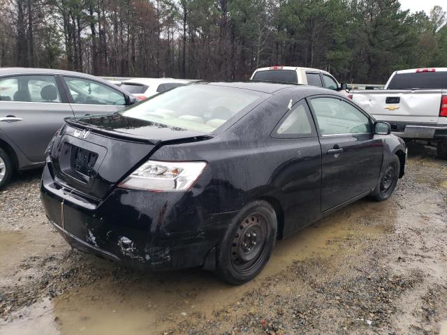 2HGFG12606H567621 - 2006 HONDA CIVIC LX BLACK photo 3