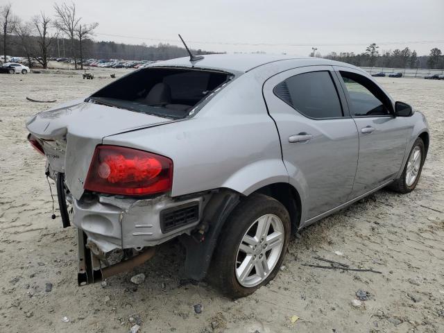 1C3CDZCBXDN548328 - 2013 DODGE AVENGER SXT SILVER photo 3