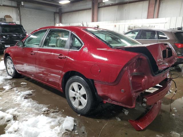 2G1WT58K889278949 - 2008 CHEVROLET IMPALA LT RED photo 2