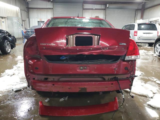 2G1WT58K889278949 - 2008 CHEVROLET IMPALA LT RED photo 6