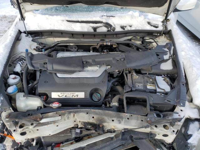 1HGCP3F80AA000813 - 2010 HONDA ACCORD EXL WHITE photo 11