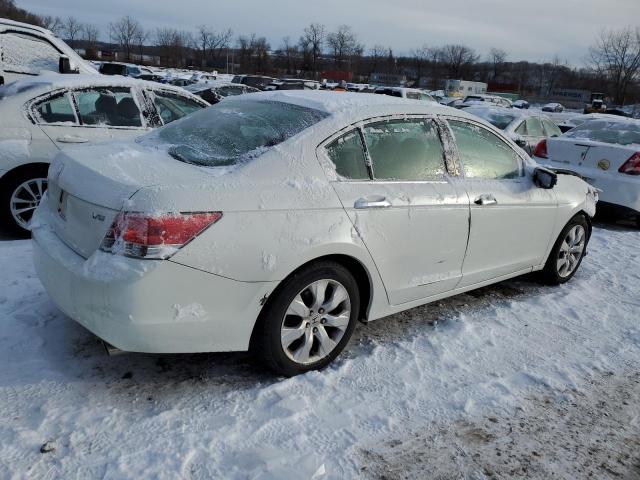 1HGCP3F80AA000813 - 2010 HONDA ACCORD EXL WHITE photo 3