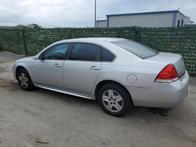 2G1WA5EK2A1164413 - 2010 CHEVROLET IMPALA LS SILVER photo 2