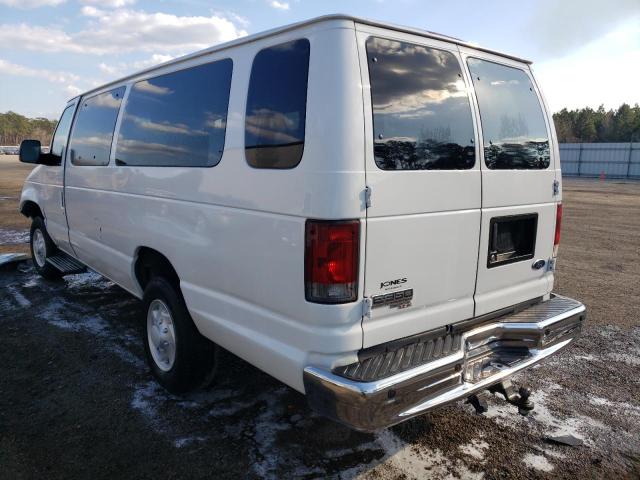 1FBSS31L98DA71140 - 2008 FORD ECONOLINE E350 SUPER DUTY WAGON WHITE photo 3