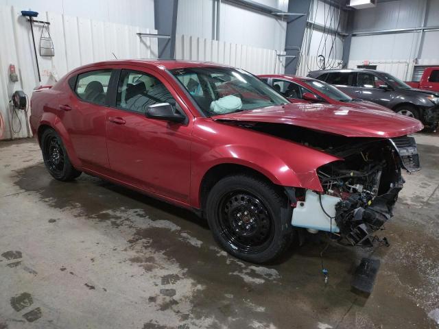 1B3LC56R98N288687 - 2008 DODGE AVENGER SXT RED photo 4