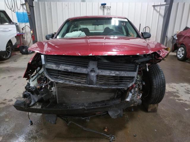 1B3LC56R98N288687 - 2008 DODGE AVENGER SXT RED photo 5