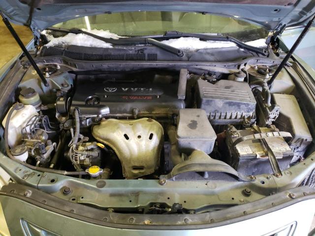 4T1BE46K77U567394 - 2007 TOYOTA CAMRY CE GREEN photo 11