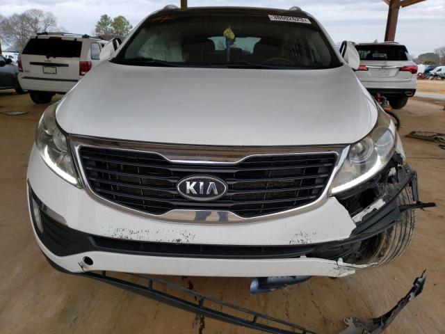 KNDPC3A21C7347260 - 2012 KIA SPORTAGE EX WHITE photo 5