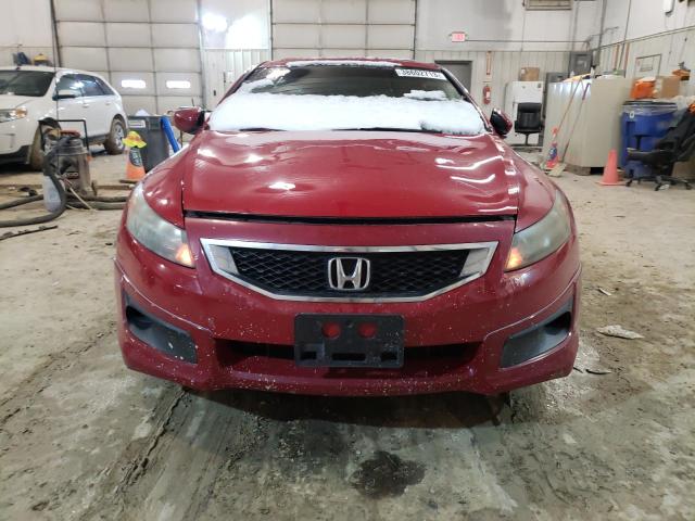 1HGCS12828A017972 - 2008 HONDA ACCORD EXL RED photo 5