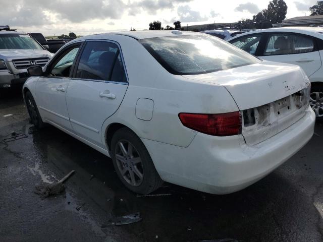 1HGCM66575A014293 - 2005 HONDA ACCORD EX WHITE photo 2