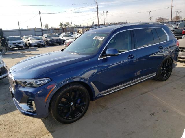 5UXCW2C0XM9F65913 - 2021 BMW X7 XDRIVE40I BLUE photo 1