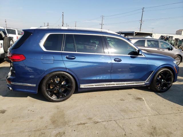 5UXCW2C0XM9F65913 - 2021 BMW X7 XDRIVE40I BLUE photo 3