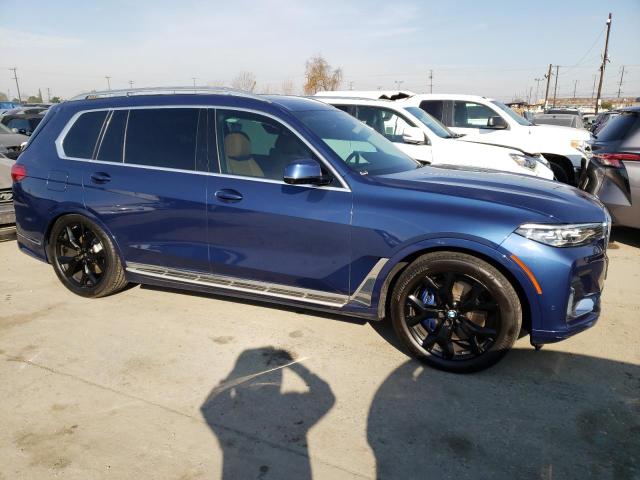 5UXCW2C0XM9F65913 - 2021 BMW X7 XDRIVE40I BLUE photo 4