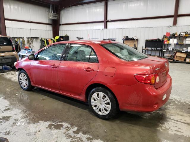 2T1BU40E79C108604 - 2009 TOYOTA COROLLA BASE BURGUNDY photo 2