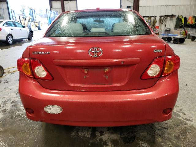 2T1BU40E79C108604 - 2009 TOYOTA COROLLA BASE BURGUNDY photo 6