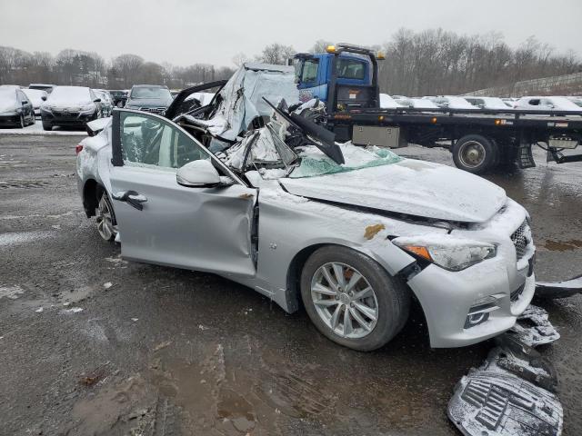 JN1BV7AR8FM398725 - 2015 INFINITI Q50 BASE SILVER photo 4