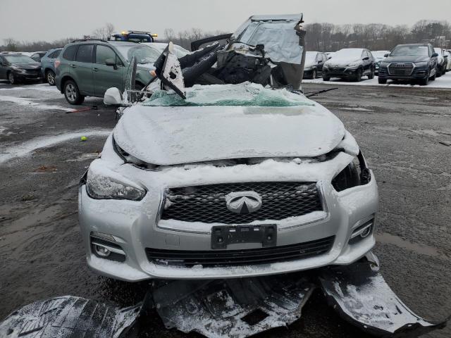 JN1BV7AR8FM398725 - 2015 INFINITI Q50 BASE SILVER photo 5