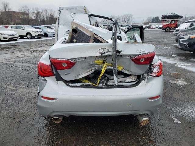 JN1BV7AR8FM398725 - 2015 INFINITI Q50 BASE SILVER photo 6