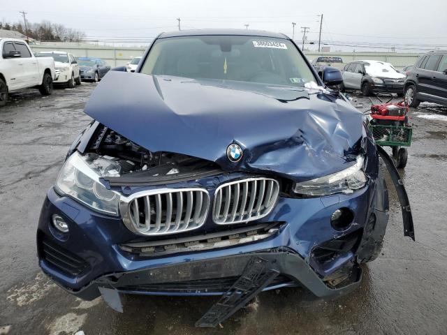 5UXXW3C55H0T78184 - 2017 BMW X4 XDRIVE28I BLUE photo 5