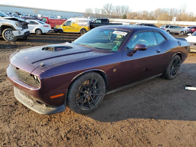 2C3CDZFJ1NH104199 - 2022 DODGE CHALLENGER R/T SCAT PACK PURPLE photo 1