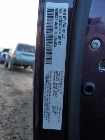 2C3CDZFJ1NH104199 - 2022 DODGE CHALLENGER R/T SCAT PACK PURPLE photo 13