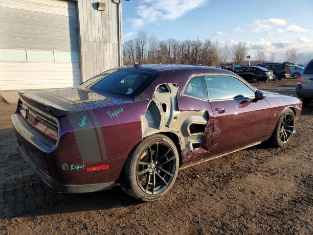 2C3CDZFJ1NH104199 - 2022 DODGE CHALLENGER R/T SCAT PACK PURPLE photo 3