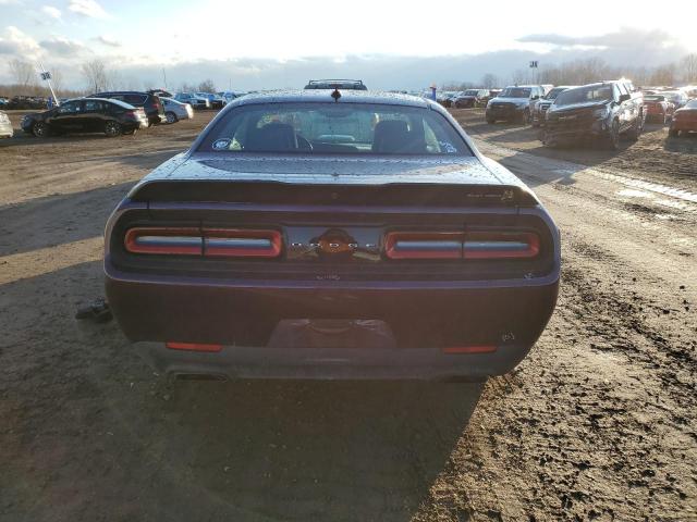 2C3CDZFJ1NH104199 - 2022 DODGE CHALLENGER R/T SCAT PACK PURPLE photo 6