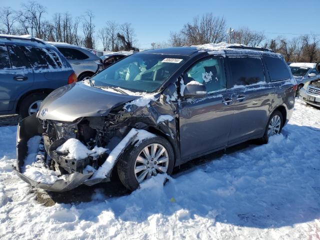 5TDDZ3DC0HS176455 - 2017 TOYOTA SIENNA XLE GRAY photo 1