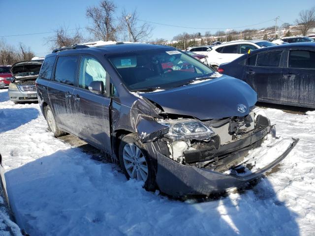 5TDDZ3DC0HS176455 - 2017 TOYOTA SIENNA XLE GRAY photo 4