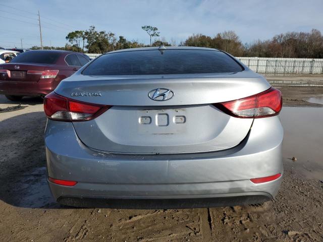 5NPDH4AE7FH616804 - 2015 HYUNDAI ELANTRA SE GRAY photo 6