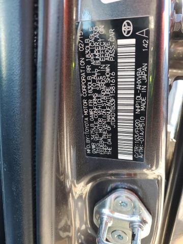 JTDKDTB33F1581616 - 2015 TOYOTA PRIUS C GRAY photo 12