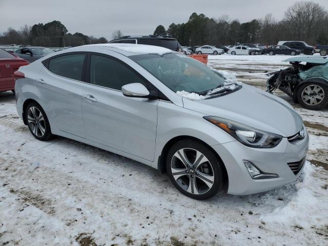 KMHDH4AH1FU305235 - 2015 HYUNDAI ELANTRA SE SILVER photo 4