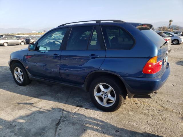 5UXFA53522LP39074 - 2002 BMW X5 3.0I BLUE photo 2