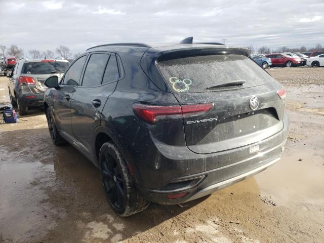 LRBAZLR42MD110949 - 2021 BUICK ENVISION PREFERRED BLACK photo 2