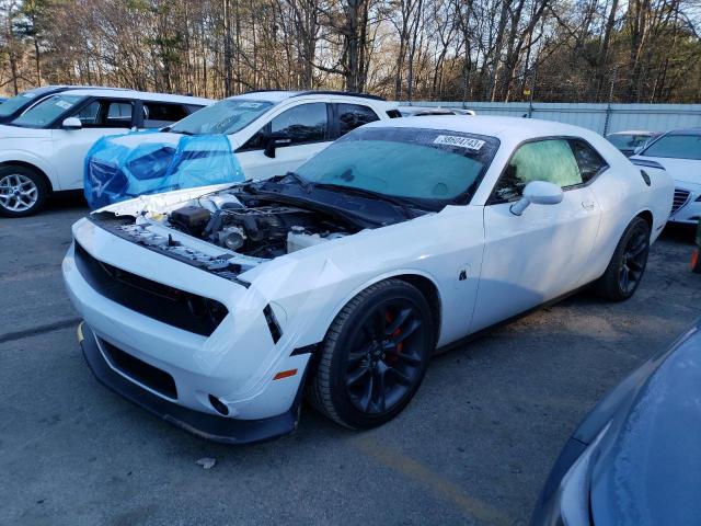 2C3CDZFJ9NH118481 - 2022 DODGE CHALLENGER R/T SCAT PACK WHITE photo 1