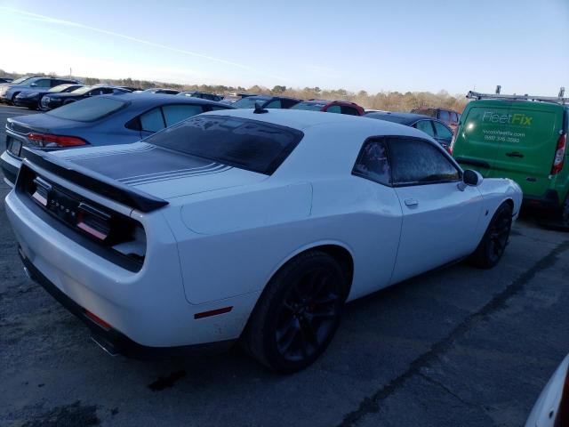 2C3CDZFJ9NH118481 - 2022 DODGE CHALLENGER R/T SCAT PACK WHITE photo 3