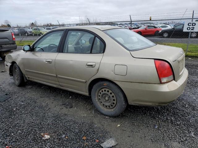 KMHDN45D83U566373 - 2003 HYUNDAI ELANTRA GLS GOLD photo 2