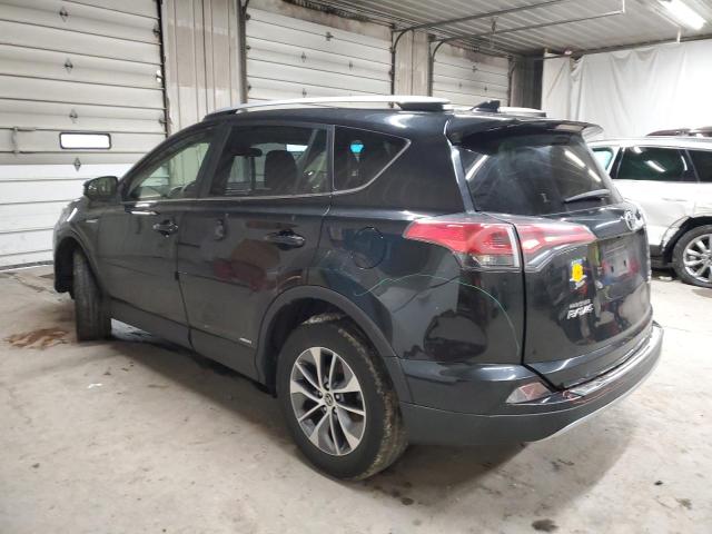 JTMRJREV6JD194654 - 2018 TOYOTA RAV4 HV LE BLACK photo 2